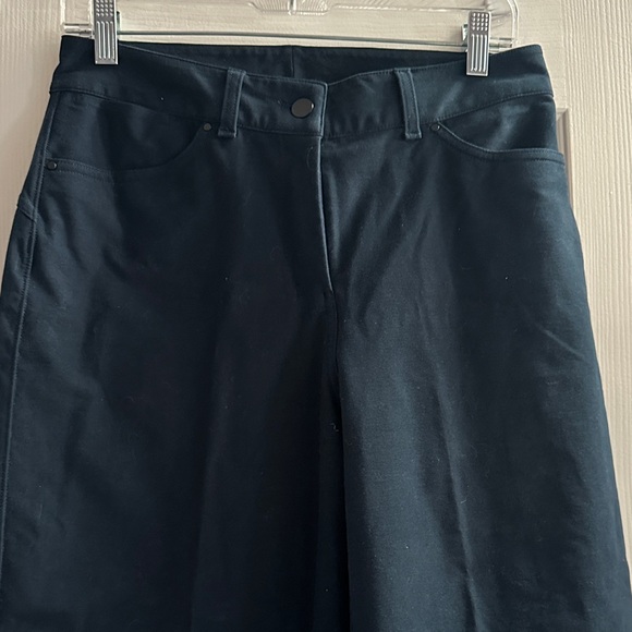 Lululemon City Sleek 5 Pocket Wide-Leg High Rise Pant Light Utilitech Navy Sz 28 - Picture 3 of 10